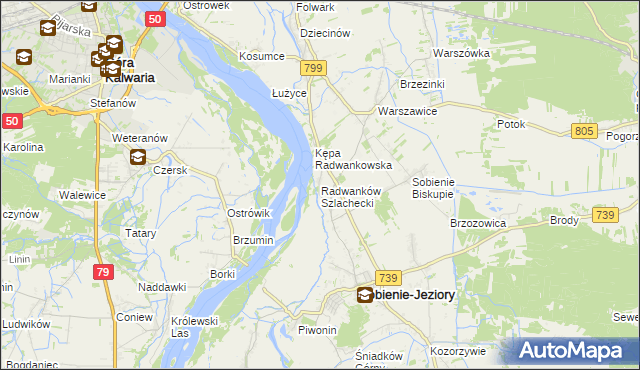 mapa Radwanków Szlachecki, Radwanków Szlachecki na mapie Targeo