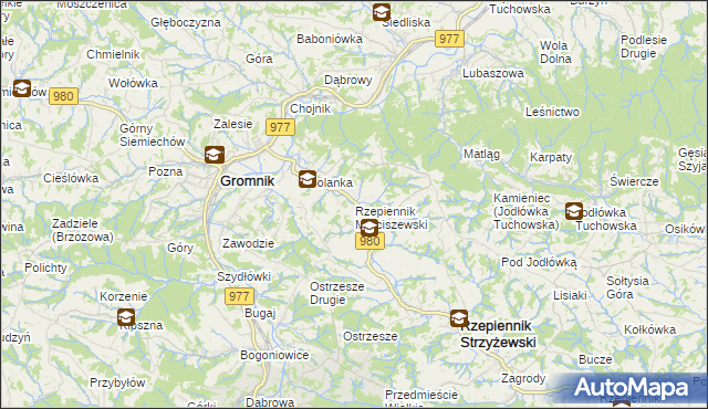 mapa Rzepiennik Marciszewski, Rzepiennik Marciszewski na mapie Targeo