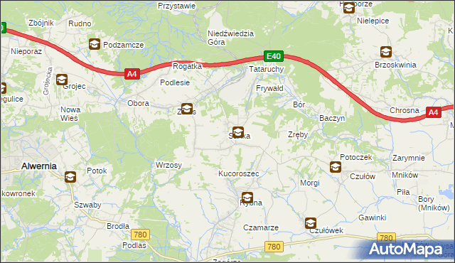 mapa Sanka, Sanka na mapie Targeo