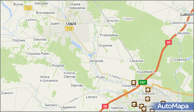 mapa Tobiasze, Tobiasze na mapie Targeo