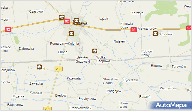 mapa Wólka Czepowa, Wólka Czepowa na mapie Targeo