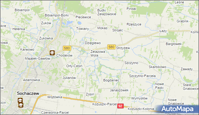 mapa Nowe Mostki, Nowe Mostki na mapie Targeo