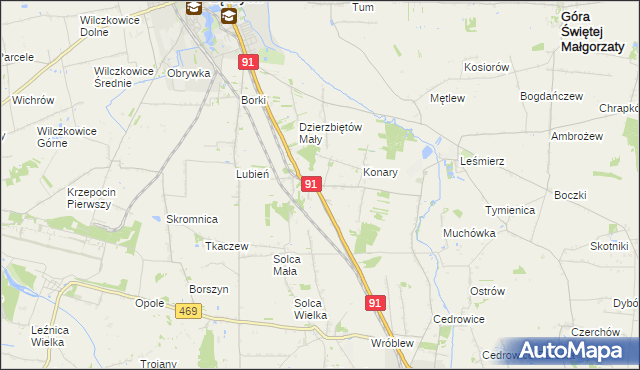 mapa Sierpów, Sierpów na mapie Targeo