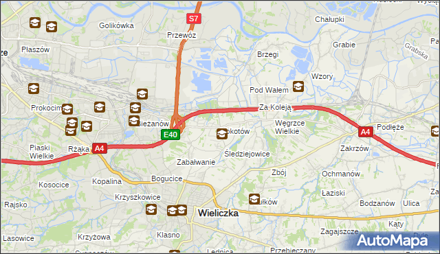 mapa Kokotów, Kokotów na mapie Targeo