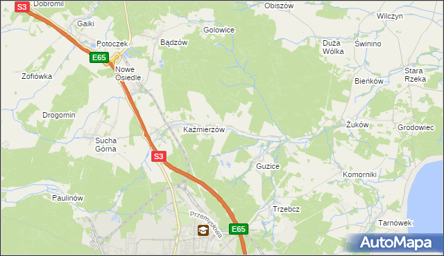 mapa Moskorzyn gmina Polkowice, Moskorzyn gmina Polkowice na mapie Targeo