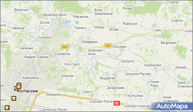 mapa Nowe Mostki, Nowe Mostki na mapie Targeo