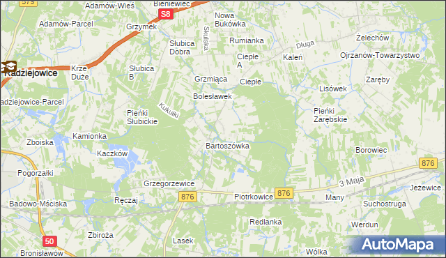 mapa Skuły, Skuły na mapie Targeo