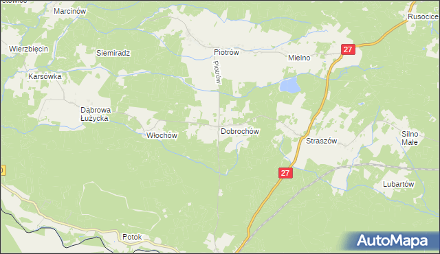 mapa Dobrochów, Dobrochów na mapie Targeo