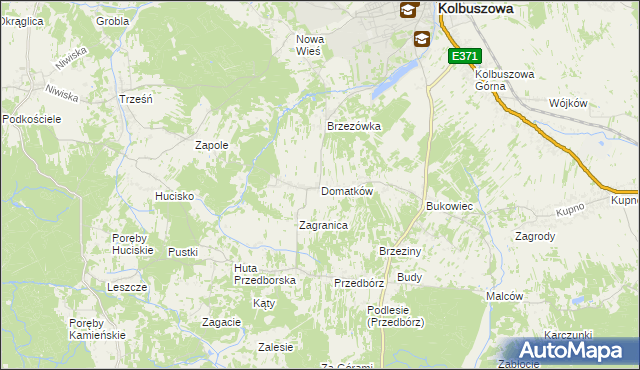 mapa Domatków, Domatków na mapie Targeo