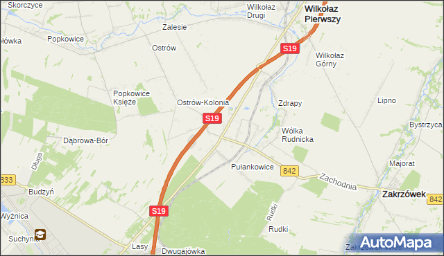 mapa Rudnik-Kolonia, Rudnik-Kolonia na mapie Targeo