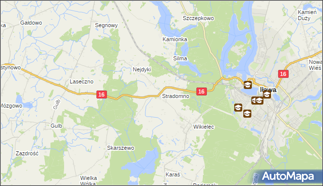 mapa Stradomno, Stradomno na mapie Targeo