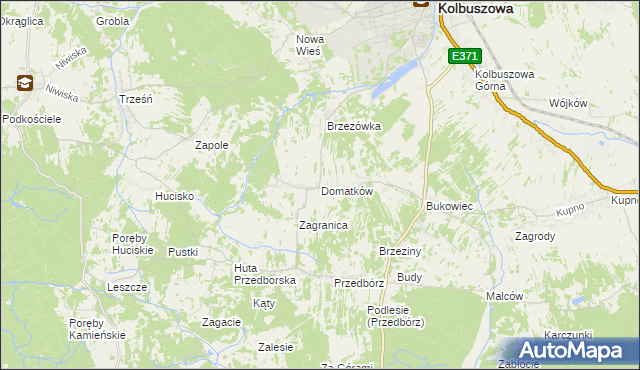 mapa Domatków, Domatków na mapie Targeo