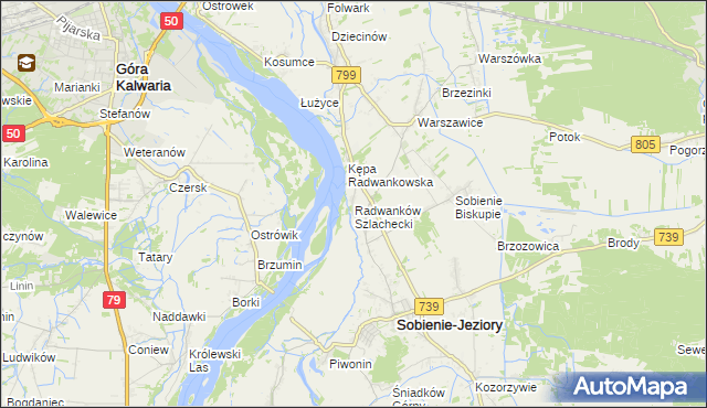 mapa Radwanków Szlachecki, Radwanków Szlachecki na mapie Targeo