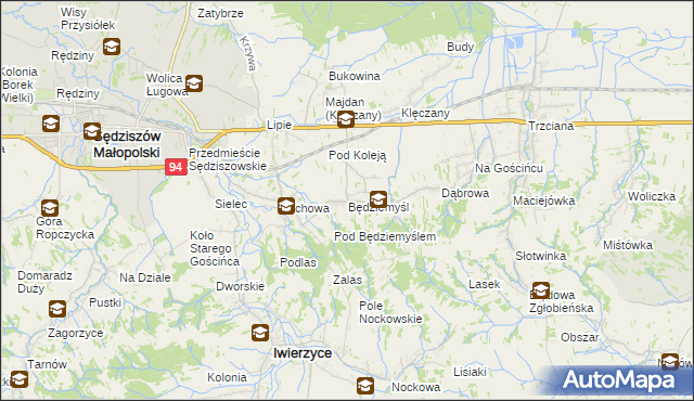 mapa Będziemyśl, Będziemyśl na mapie Targeo