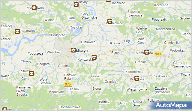 mapa Faściszowa, Faściszowa na mapie Targeo