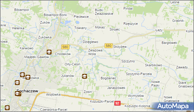mapa Nowe Mostki, Nowe Mostki na mapie Targeo