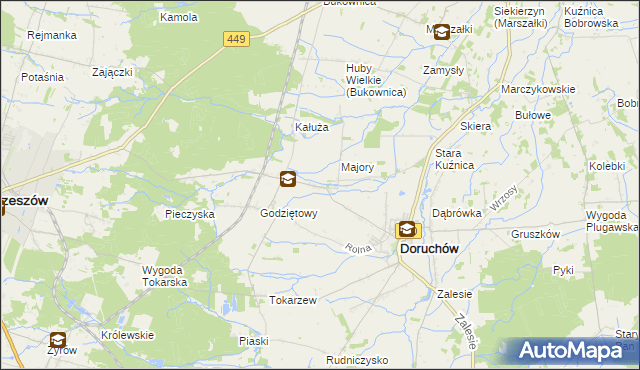 mapa Przytocznica, Przytocznica na mapie Targeo