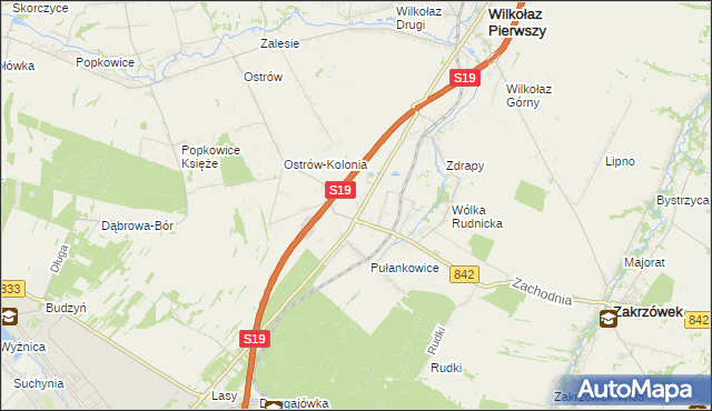 mapa Rudnik-Kolonia, Rudnik-Kolonia na mapie Targeo