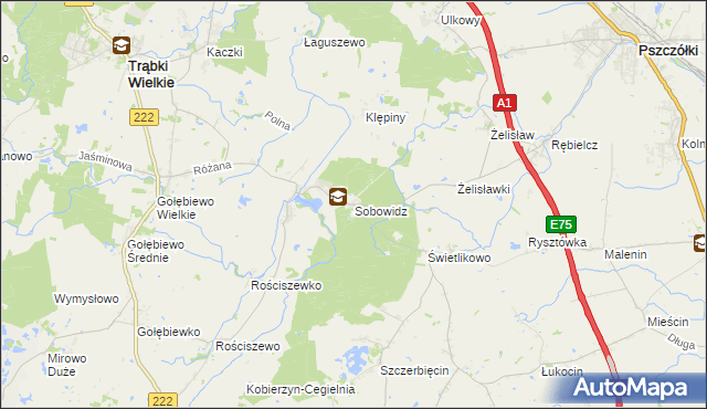 mapa Sobowidz, Sobowidz na mapie Targeo