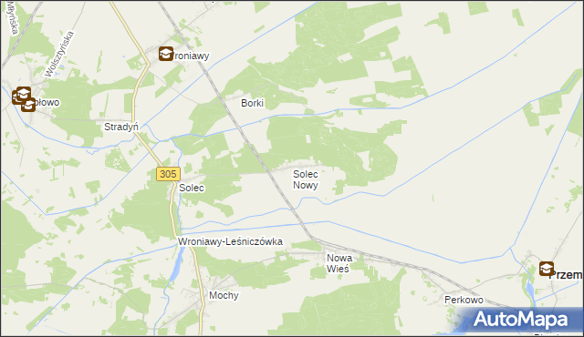 mapa Solec Nowy, Solec Nowy na mapie Targeo