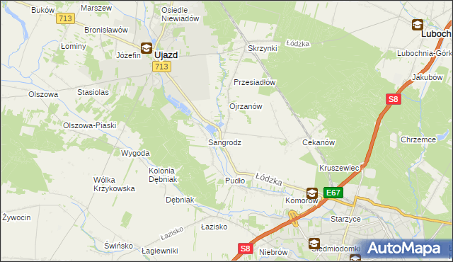 mapa Tobiasze, Tobiasze na mapie Targeo