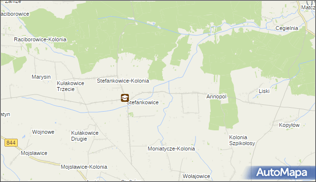 mapa Ubrodowice, Ubrodowice na mapie Targeo
