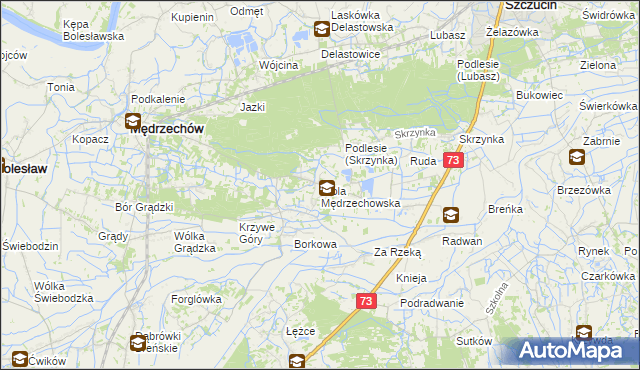 mapa Wola Mędrzechowska, Wola Mędrzechowska na mapie Targeo