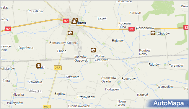 mapa Wólka Czepowa, Wólka Czepowa na mapie Targeo