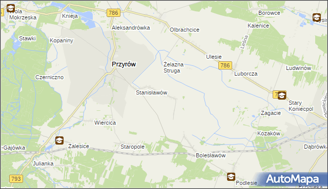 mapa Zarębice, Zarębice na mapie Targeo