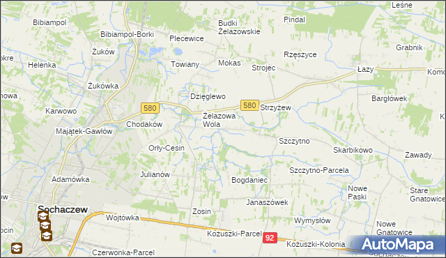 mapa Nowe Mostki, Nowe Mostki na mapie Targeo