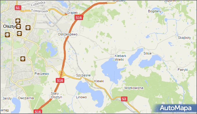 mapa Biedówko, Biedówko na mapie Targeo