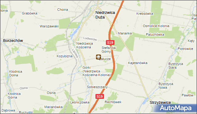 mapa Załucze, Załucze na mapie Targeo