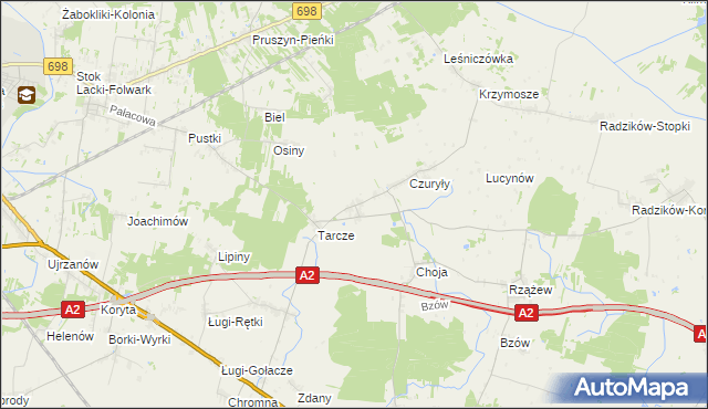 mapa Cielemęc, Cielemęc na mapie Targeo