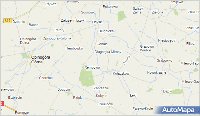 mapa Wólka Łanięcka, Wólka Łanięcka na mapie Targeo