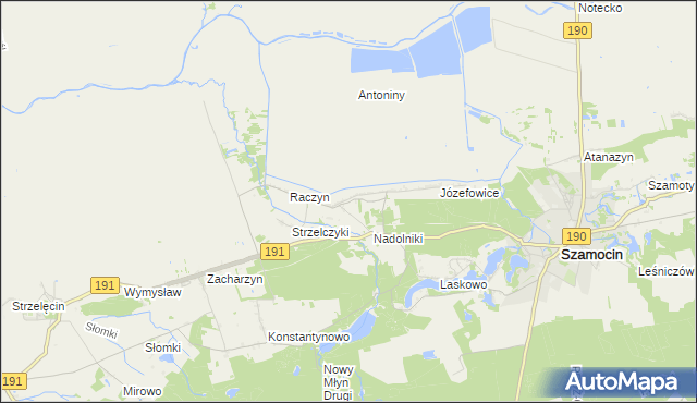 mapa Nałęcza, Nałęcza na mapie Targeo