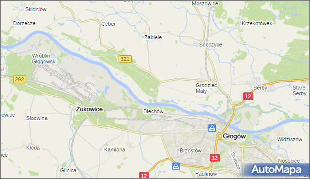 mapa Rapocin, Rapocin na mapie Targeo