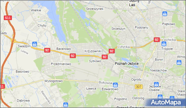 mapa Smochowice, Smochowice na mapie Targeo