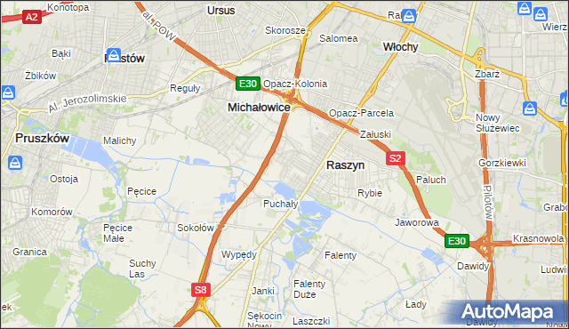 mapa Nowe Grocholice, Nowe Grocholice na mapie Targeo