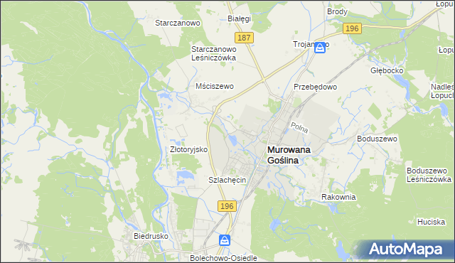 mapa Raduszyn, Raduszyn na mapie Targeo