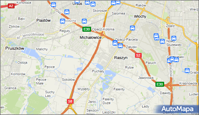 mapa Nowe Grocholice, Nowe Grocholice na mapie Targeo