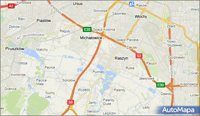 mapa Nowe Grocholice, Nowe Grocholice na mapie Targeo