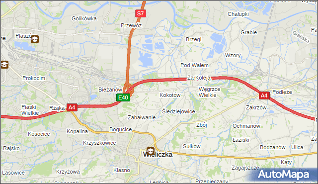 mapa Kokotów, Kokotów na mapie Targeo