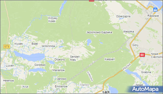 mapa Sendeń Duży, Sendeń Duży na mapie Targeo