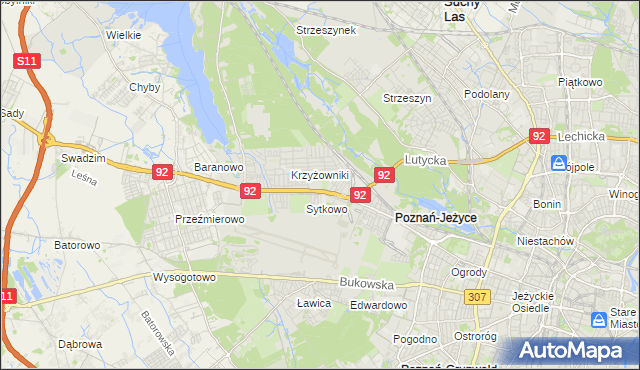 mapa Smochowice, Smochowice na mapie Targeo