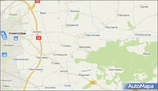 mapa Balczewo, Balczewo na mapie Targeo