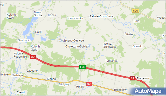 mapa Czarnowąż, Czarnowąż na mapie Targeo