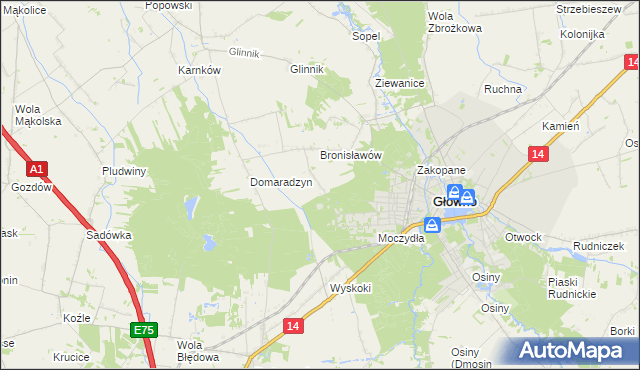mapa Karasica, Karasica na mapie Targeo
