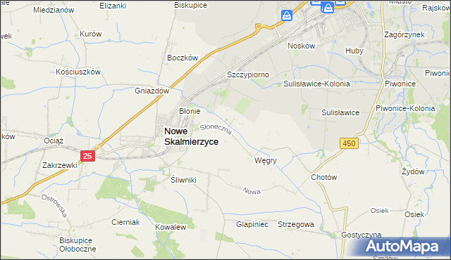 mapa Mączniki gmina Nowe Skalmierzyce, Mączniki gmina Nowe Skalmierzyce na mapie Targeo