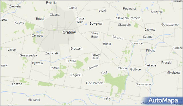 mapa Nowy Besk, Nowy Besk na mapie Targeo