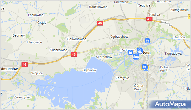 mapa Skorochów, Skorochów na mapie Targeo